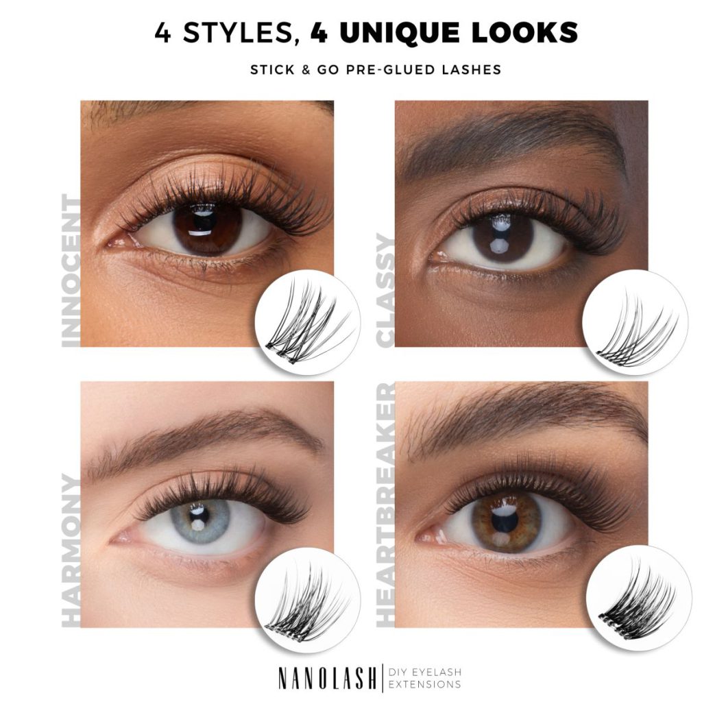 Selvklæbende øjenvipper nanolash